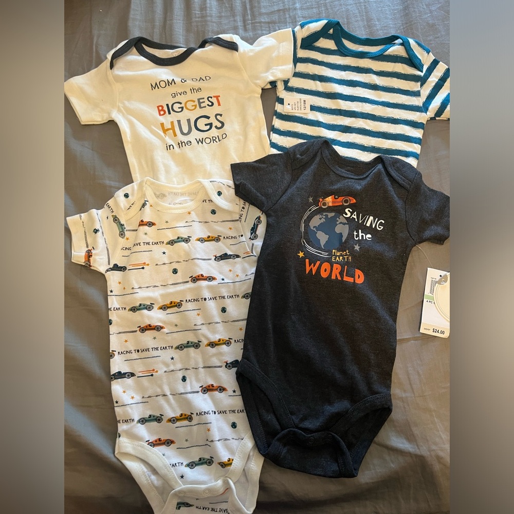 NWT Koala Baby Bodysuit Onesies 4 piece set in 12-18 months